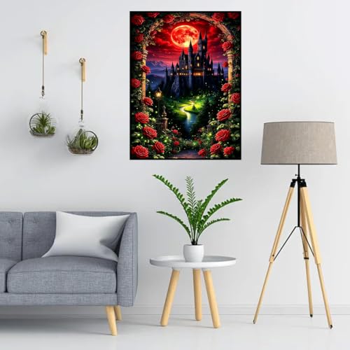 Lophomie Diamond Art Kits for Adults, 5D Castle Diamond Painting Kits — view 3