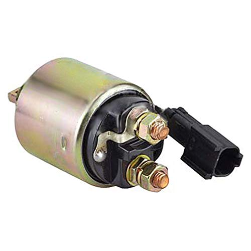 New 12V Solenoid Compatible with Nissan Europe Primer Hatchback 1.8 2002 2003 2004 2005 2006 by Part Numbers S114630A S114757