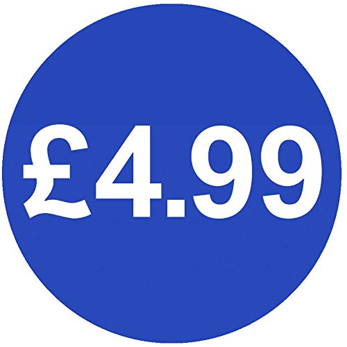30mm Price Stickers Pack of 1000 - Bright Blue - £4.99 — image 1