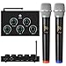 DIGITNOW!Portable Karaoke Microphone Mixer System Set, with Dual UHF Wireless Mic, HDMI-ARC/Optical/AUX & HDMI In/Out in Singing Receiver for Smart TV, PC, KTV, Home Theater, Amplifier, Speaker
