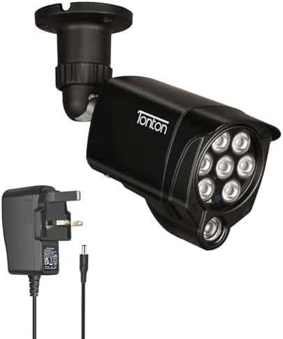Tonton T-L2019C IR Illuminator Wide Angle 8-LEDs 90 Degrees,100Ft IR Infrared Flood Light for CCTV Security Cameras,IP/Bullet/Dome Camera, Outdoor &Indoor Use, Waterproof Power Connector,2M DC Cable