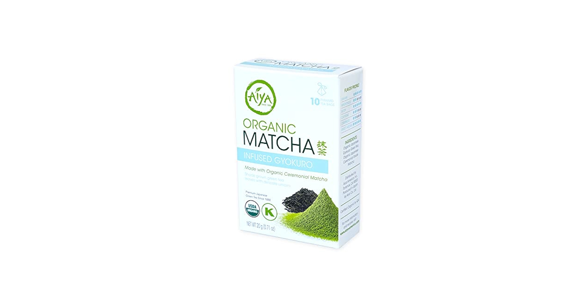 AIYA様 Aiya Tea - Organic Matcha - Cooking Grade - Case Of 6 - 100
