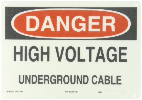 Signalisation danger câble souterrain haute tension pour prévenir les accidents