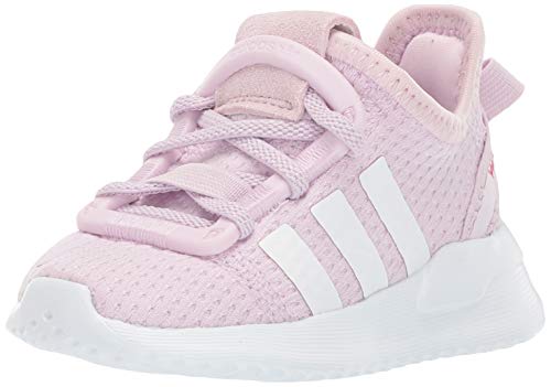 adidas Originals Unisex-Kid's U_Path Run EL Shoe, aero Pink/White/Real Magenta, 2.5 M US Little Kid