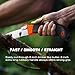 REXBETI Folding Saw, Extra Long 14 Inch Blade Backpacking Saws for Hiking Camping, Dry Wood Trimming Pruning Saw With 4 Cutting Angle Hard Teeth, Large Garden Saws with SK-5 Steel