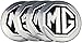 4 Piezas Tapas Centrales para MG TF ZR ZS ES HS EZS Morris 3 GS, 56mm, Coche Llanta Rueda Cubre Embellecedor Insignia, Emblema Logo Accesorios