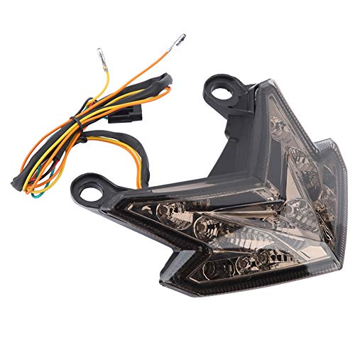 Motorrad LED Rücklicht Lampe Bremse Blinker Rücklicht Kompatibel Mit Z800 2013 2014:(schwarz)