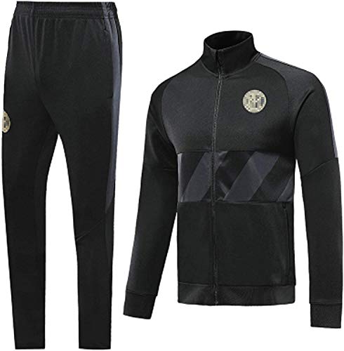 NZDY Apariencia Jersey Intěr Milǎn Traje de Entrenamiento de Fútbol para Hombres Chaqueta Chándales de Manga Larga Top + Pantalones, Deportes Al Aire Libre Vida Diaria Otoño E Invi Cover