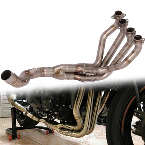 Silencieux d'échappement Kawasaki Z1000 2010-2020 avec collecteur avant central en inox de moto