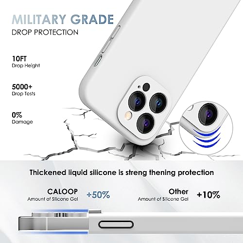 Coque silicone iPhone 14 Pro Max antichoc pour éviter les rayures objectifs