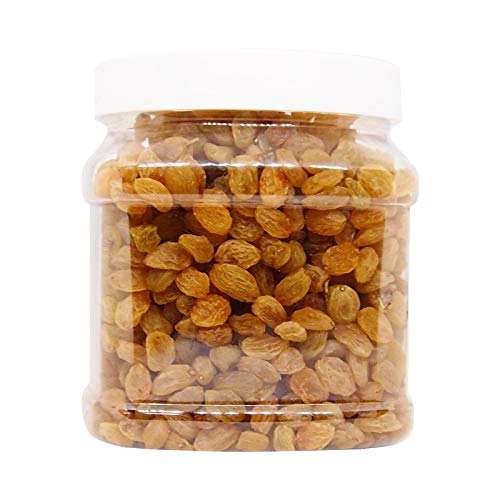 Image of TASSYAM Fresh Golden Raisins Healthy Juicy Jumbo Indian Kishmish Jar, 3.5Kg (5X 700G)