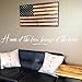 Flags of Valor Legacy Series Wooden American Flag | US Flag Wall Decor, Patriotic Wall Art, Made in USA by Veterans, Ready to Hang, Man Cave Room Decor for Men (Large, 22