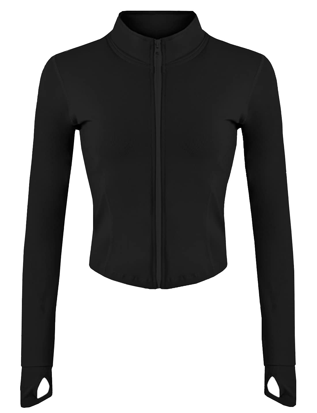 Gacaky Women's Lightweight Athletic Full Zip Seamless Workout Track Jacket with Thumb Holes - Review, Price and Buying Guide