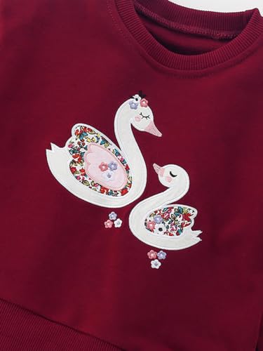Image of Hongshilian Unisex Kids Cute Cartoon Cotton Sweater Shirt