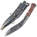 Medieval Gears Brand Gurkha Khukuri Nepal Kukri Machete Full Tang Fixed Blade Knife Carrying Sheath