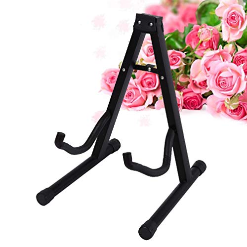 EXCEART Bass Guitar Ukulele Stand Clássica Guitarra Elétrica Stand UM- Frame Dobrável Display Stand