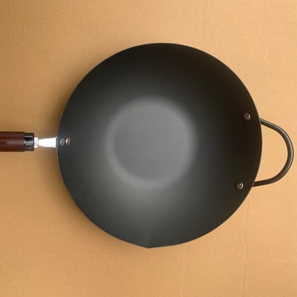 Wok con Mango Largo Antiadherente para Cocina miniatura 6