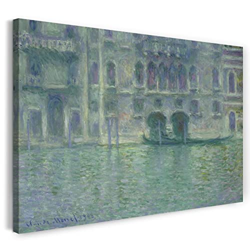 Impression sur toile Claude Monet Venise Palazzo da Mula reproduction premium