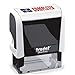 Price comparison product image Trodat Stamp 4912 Office Printy with English Text COMPLETED  Self Inking, Red and Blue Ink, 18 x 46 mm