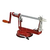 Farberware Apple Peeler, Slicer and Corer, Small, Red