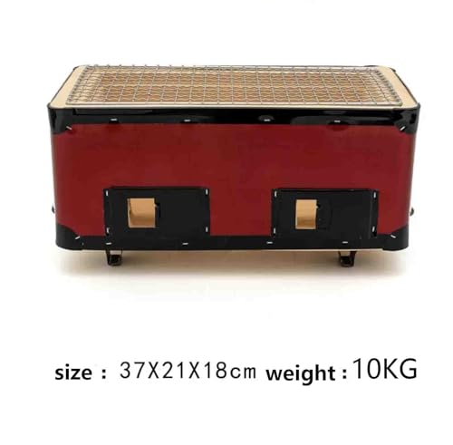 Autentica griglia coreana a carbonella, barbecue giapponese portatile per cucinare all'aperto, perfetta per riunioni di famiglia e feste
