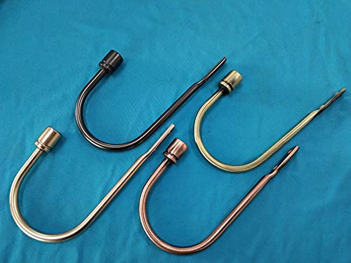 Honjie Curtain U-Shaped Tying Rope Wall Hook Metal Tie Backs For Curtains Modern Design Tiebacks For Voiles Curtain Holdback 2 Pcs Rose Gold #TOP3