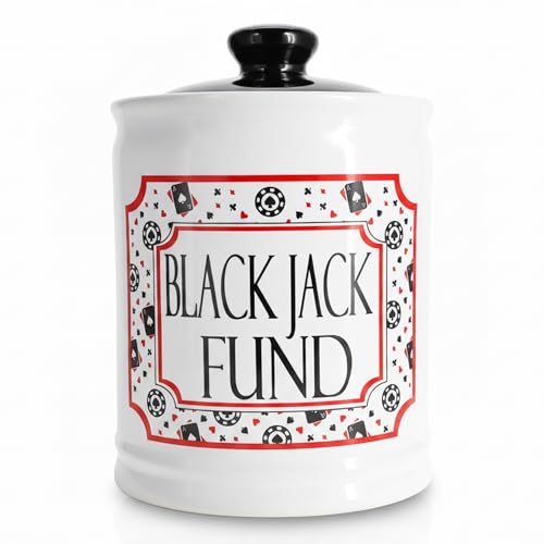 Cottage Creek Jars Blackjack Poker Money Piggy Bank Slot Machine Coin Bank