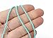 Kathy Bankston Handmade Turquoise Seed Bead Necklace Matte Finish, Thin 1.5mm Single Strand