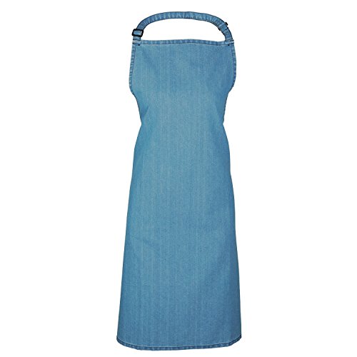 Image of Premier Colours Bib Apron/Workwear (One Size) (Blue Denim)