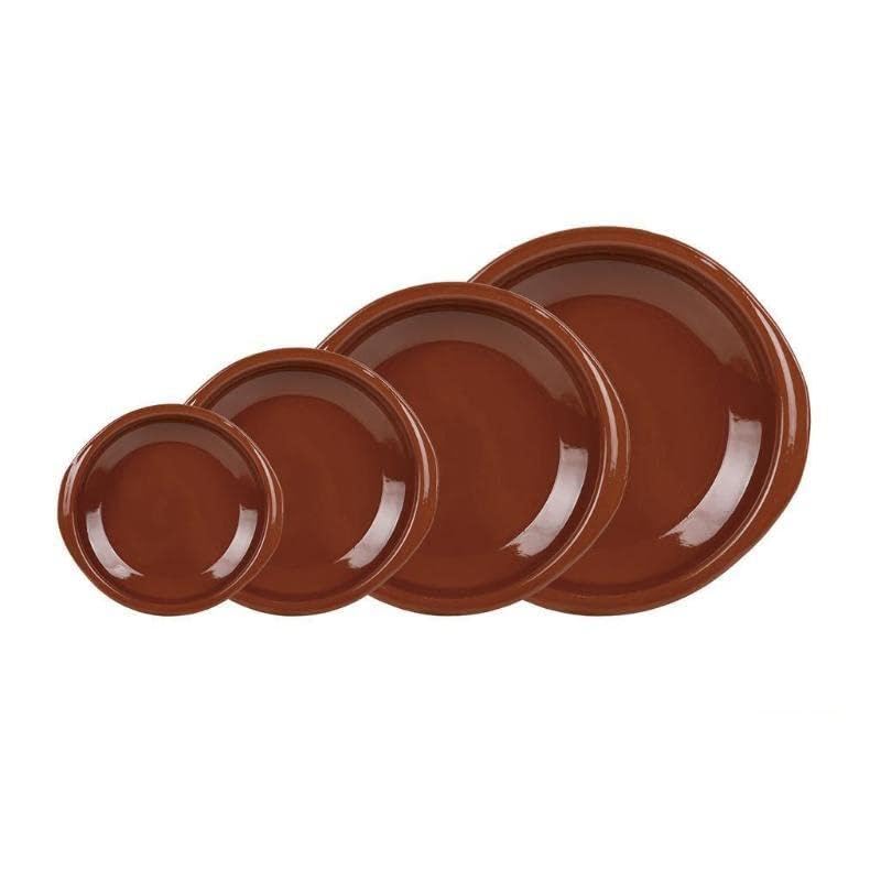 Cazuela de barro refractario 20cm modelo azafran caja 8 unid.