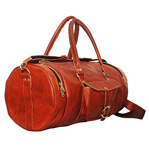 Men's Travel Bags, Brown, 21 inch