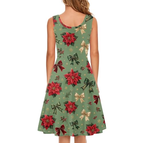 Image of TOADDITDO Womens Summer Sleeveless Tank Dress with 2 Side Pockets XS-4XL Plus Size