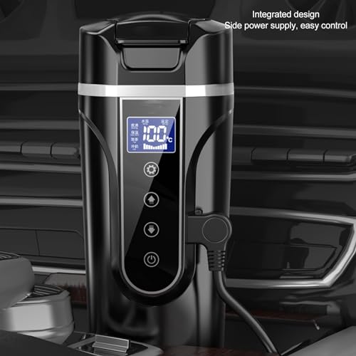 Tetera Eléctrica de Viaje 500ml Negra con Pantalla de Temperatura miniatura 3