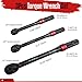 WETT 3Pcs Torque Wrench Set, 1/4'' & 3/8'' & 1/2'' Drive Click Torque Wrench, Dual-Direction Adjustable Reversible 72-Tooth Ratchet Handle, 20-240IN.LB, 5-45FT.LB, 20-160FT.LB