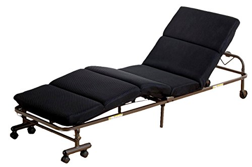 SUN HARVEST モコモココンパクト折りたたみベッド ブラック TS-310 BK