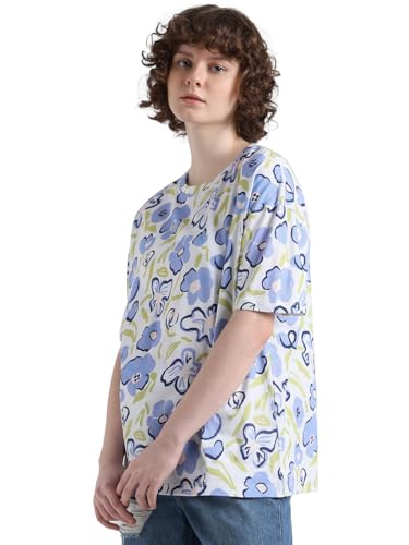Image of ONLY Women Printed Cotton T-Shirt