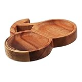 Pour les maisons japonaises : le design minimaliste du plateau complète le style , ajoutant une touche d'élégance, plateau en bois pour servir les aliments, planche de charcuterie ronde