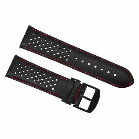 Ewatchparts PERFORATED LEATHER RALLY WATCH STRAP BAND - QUICK RELEASE 18-19-20-21-22-23-24MM