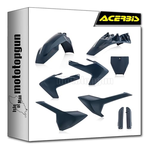 Cache carenage bleu Acerbis 0023056.040 pour moto Husqvarna TC 85 2018 Mototopgun