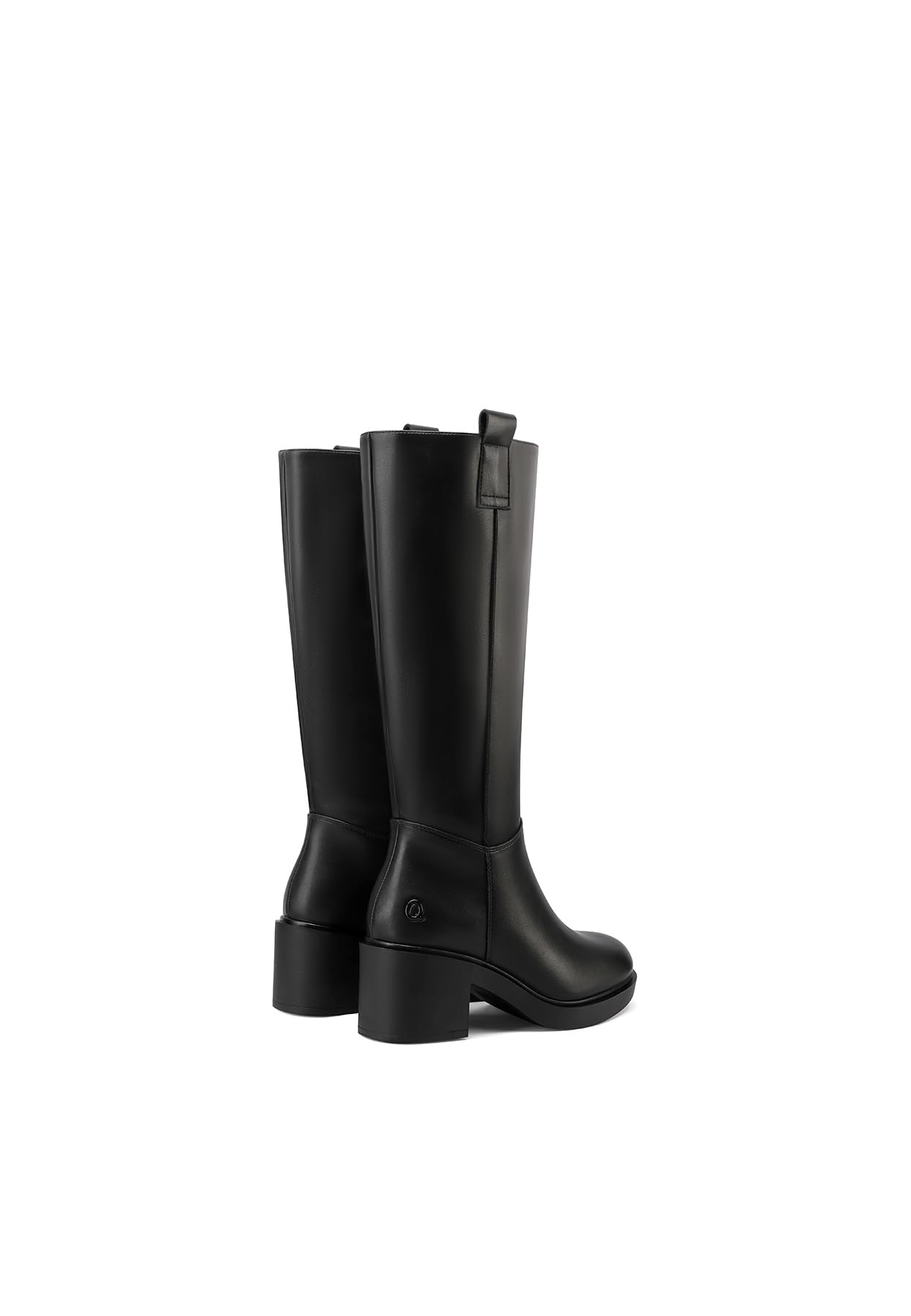 QUEEN HELENA Stivali Alti con Tacco Basso Casual Donna X31-207