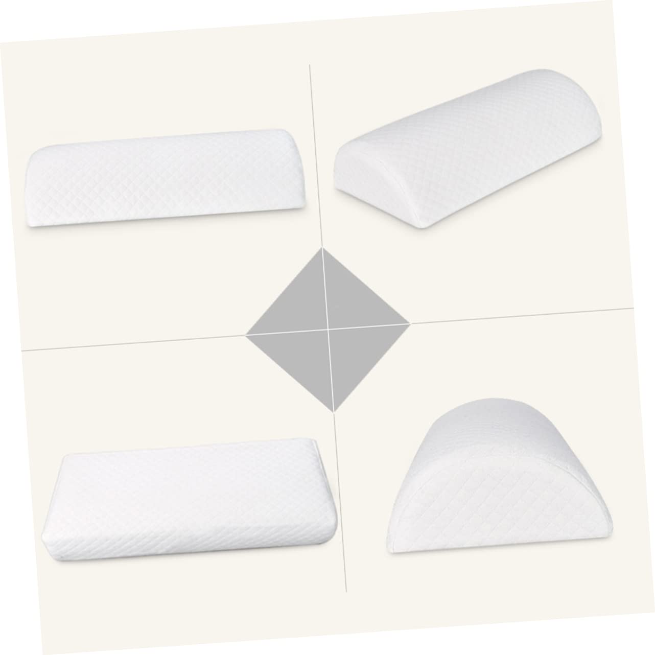 Gatuida Memory Foam Beinkissen Aus Viskoelastischem Schaumstoff Ergonomisches Knie Und Beinpolster Für Zuhause Mit Halbrunder Form Zur Druckentlastung Und Verbesserten Durchblutung