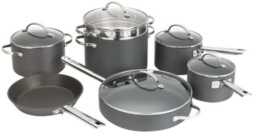 Anolon Professional Hard Anodized Nonstick 12-Piece Cookware Set