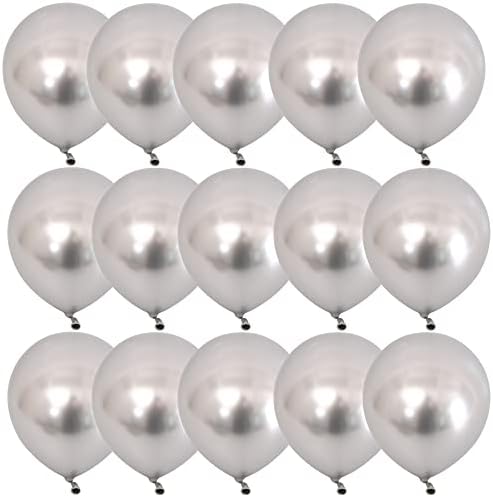 OTMVicor 12inch Metallic Happy Birthday Balloons,15pcs Latex Mixed Color Balloons for Birthday Party Decoration