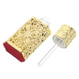 Design ajouré artistique : le design ajouré met en valeur les motifs intérieurs complexes, ajoutant une touche d’élégance à votre flacon de parfum, flacon de rangement pour parfum ou flacon de parfum à huile