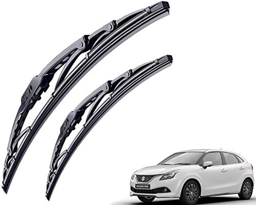Image of WolkomHome High Performance OE Car Wiper Blade Replacement set of 2 Pc Right 21 inch Left 18 inch for Maruti Baleno RS 2019