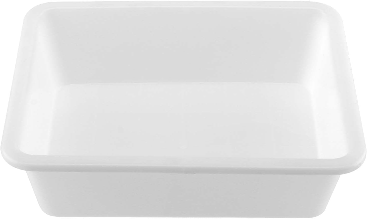15 Pack 11 × 8 inch Plastic Art Tray Bulk, White Craft Trays, Activity Organizer Serving Tray for Home, School, DIY Projects, Painting