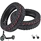 VOLOHAS 60/70-6,5 Offroad-Tubeless-Reifen 10 Zoll Dicker Reifen Ersatzreifen für Xiaomi 5/5 Pro/5 Max, für Ninebot Max G30/Max G30 D/Max G30 D2/G30E/G30LP Elektroroller Schlauchloser Reifen (2 Stück)