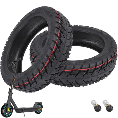 VOLOHAS 60/70-6,5 Offroad-Tubeless-Reifen 10 Zoll Dicker Reifen Ersatzreifen für Xiaomi 5/5 Pro/5 Max/Elite, für Ninebot Max G30/Max G30 D/Max G30 D2/G30E/G30LP Elektroroller Schlauchloser Reifen
