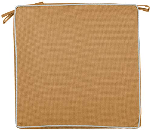 Brandsseller - Cojín para Asiento de Exterior (repele la Suciedad y el Agua, 220 g) Tamaño del Relleno: 40 x 40 x 4 cm.