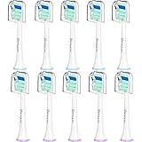 Senyum Replacement Toothbrush Heads for Philips Sonicare Replacement Heads,Compatible with Phillips Sonicare Replacement Brush Head Electric Toothbrushes,for Sonic Care Brush Refill Snap-On,10 Pack